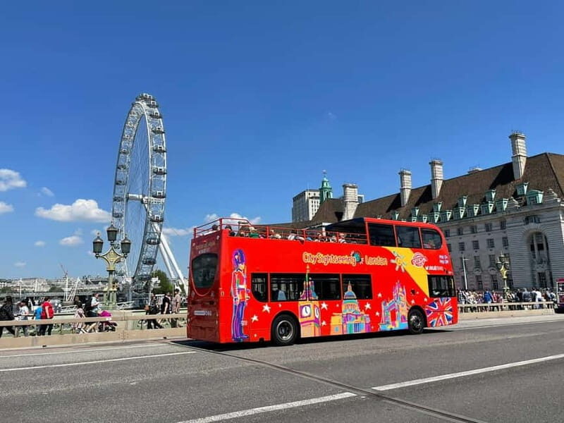 London City Sightseeing Hop-On Hop-Off Bus & Bookable Extras - Additional Experiences for a Full-Day in London
