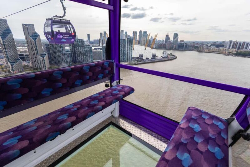 London: IFS Cloud Cable Car - Glass Floor Experience - Key Points