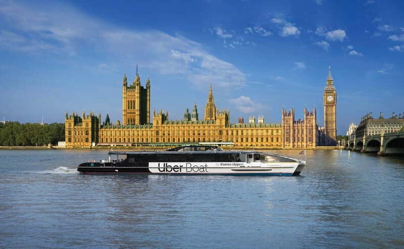 London: Uber Boat by Thames Clippers Return River Ticket - Key Points