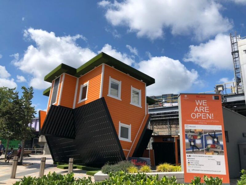 london-upside-down-house-westfield-white-city-entry-ticket