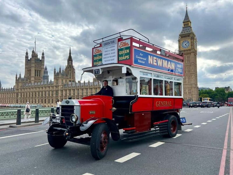 London: Vintage Open-Top Bus Tour with Guide - What to Expect from the Tour