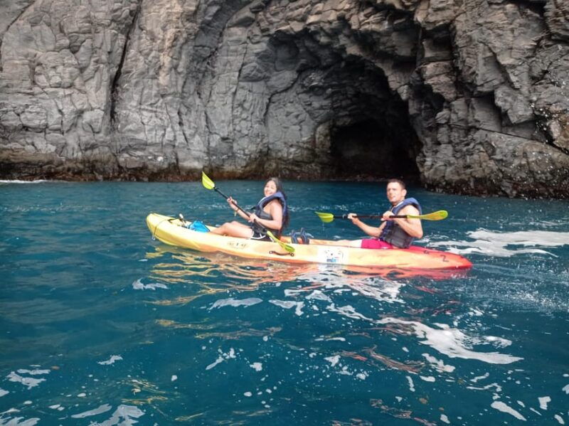 los-cristianos-kayak-snorkel-tour-with-turtles-and-photos-included