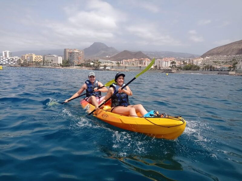 los-cristianos-kayak-snorkel-tour-with-turtles-and-photos-included