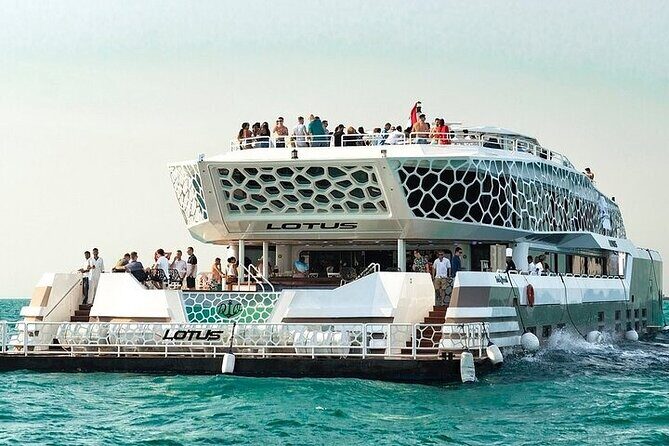 Lotus Mega Yacht 3 Hour Dinning Cruise with Transfers Options - Key Points