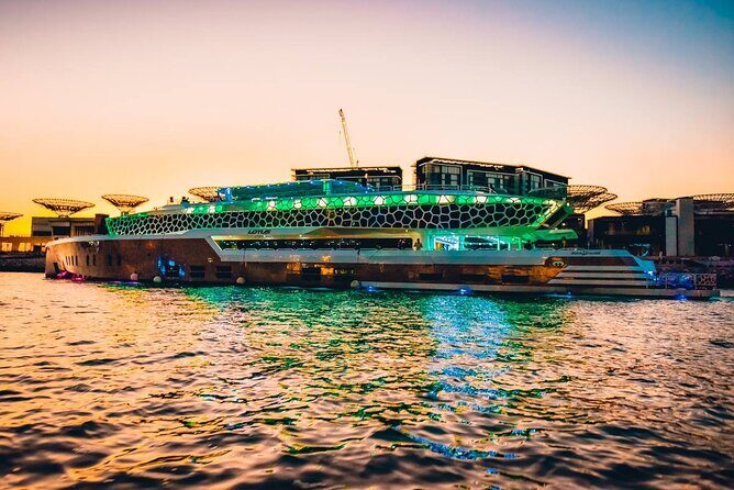 Lotus Mega Yatch Dinner Cruise Dubai With Transfers Optional - Transportation and Convenience
