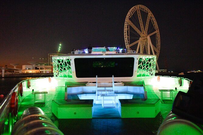 Lotus Mega Yatch Dinner Cruise Dubai With Transfers Optional - FAQ