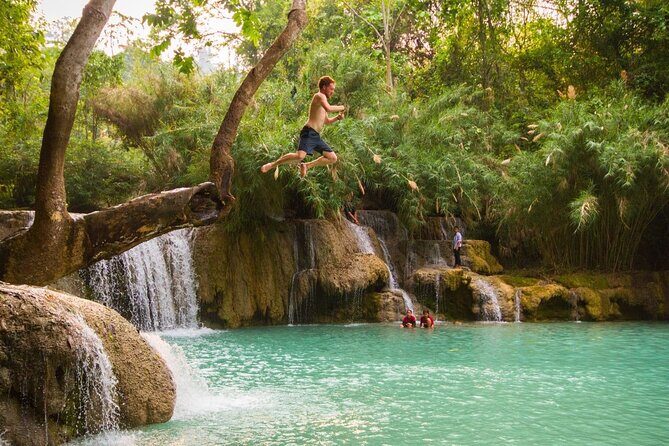 Luang Prabang Alms Giving and Kuang Si Waterfall Private Tour - Experiencing the Sacred Alms Giving Ceremony