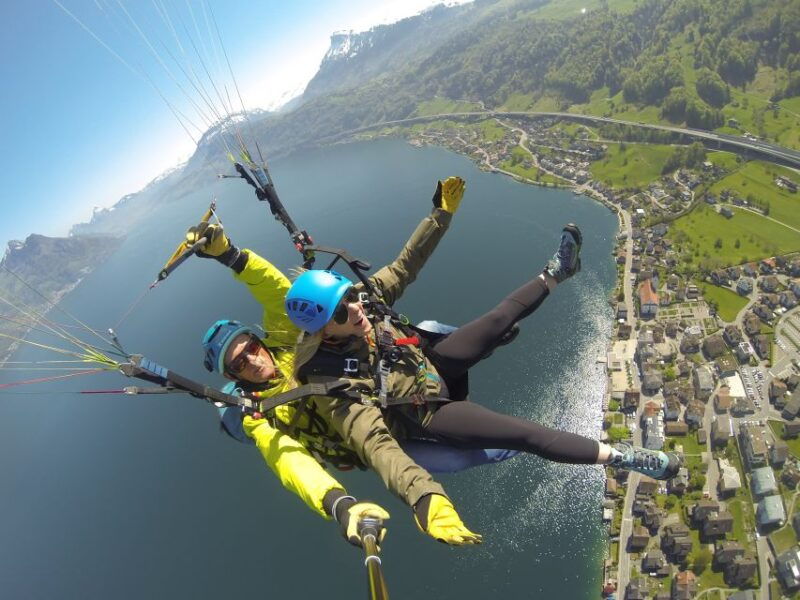 Lucerne: Tandem-Paragliding Flight - Key Points