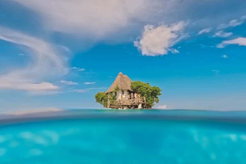 Lunch at The Rock Restaurant, Monkey Tour, Prison Island - Discovering Prison Island