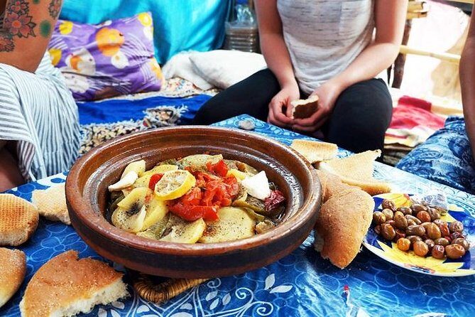 Lunch in the Atlas Mountain & Sunset & Dinner in Desert Agafay - Key Points