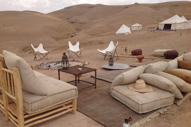 Lunch in The Luxury Camp in the Great Agafay Desert - Exploring the Magic of the Great Agafay Desert: A Day Trip Review