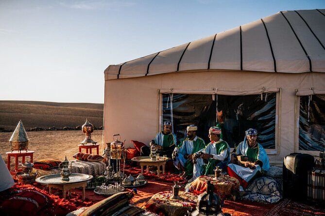 Lunch in The Luxury Camp in the Great Agafay Desert - What You Can Expect from the Tour