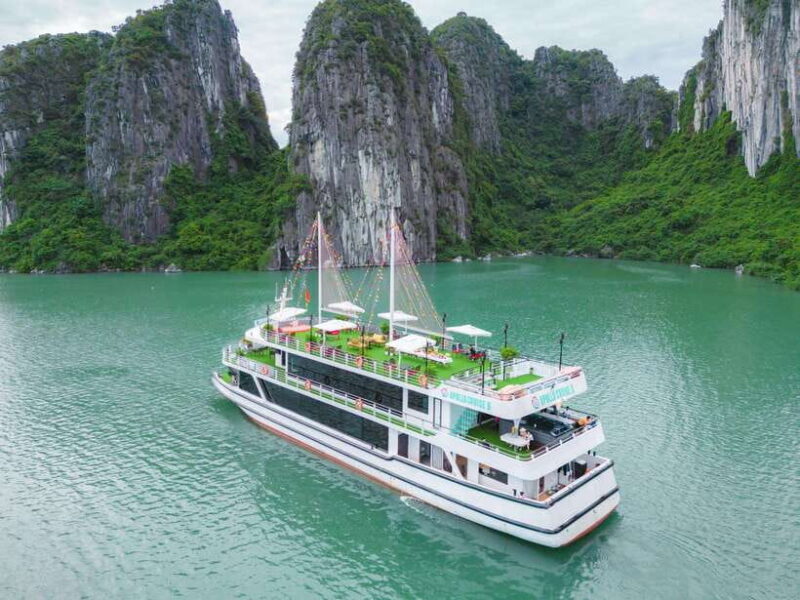 Luxurious Halong 1 day trip: pickup Hanoi, dropoff Ninh Binh - Key Points