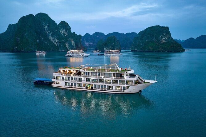Luxury 5 Star Cruise Halong Bay 2 Days 1 Night From Hanoi - Key Points