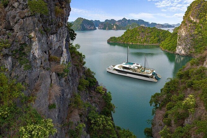 Luxury Catamaran Cruise 5 Star Halong and Lan Ha Bay Adventure - Key Points