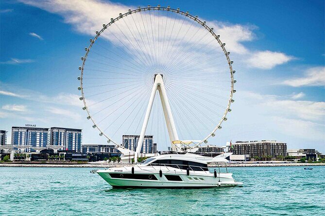 Luxury cruise on The Pearl 48ft to Atlantis & Burj Al Arab. - Key Points