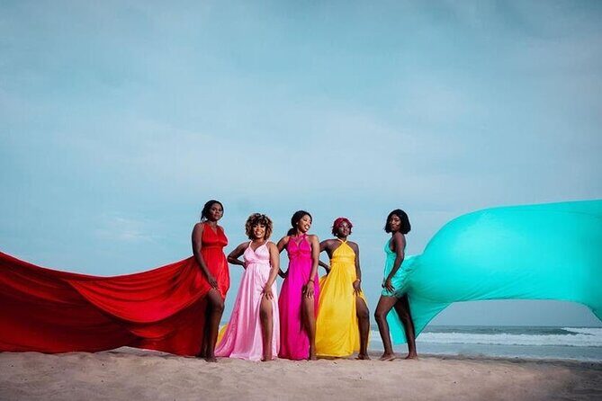 Luxury Flying Dress Photoshoot in Accra - Key Points