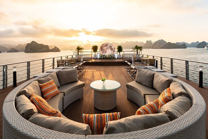 Luxury Ha Long Bay Cruise with Buffet from Tuan Chau Harbor - Key Points
