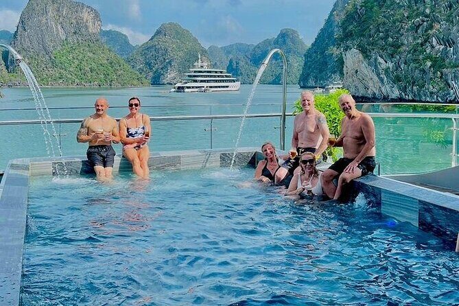 Luxury Modern Cruise Through Halong, Lan Ha Bay with Savory Lunch - Transportation, Timing, and Group Size