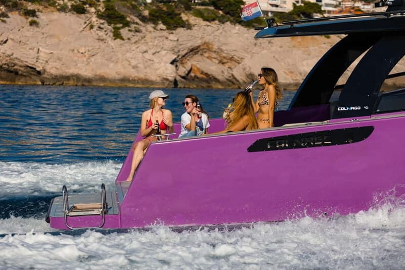Luxury private boat tour to Korula with "COLNAGO 45" - Food and Drinks: What’s Included and What to Bring