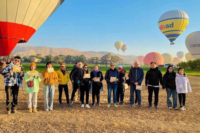 Luxury Sunrise Hot Air Balloon ride luxor with pick up & drop off - What to Expect from the Itinerary