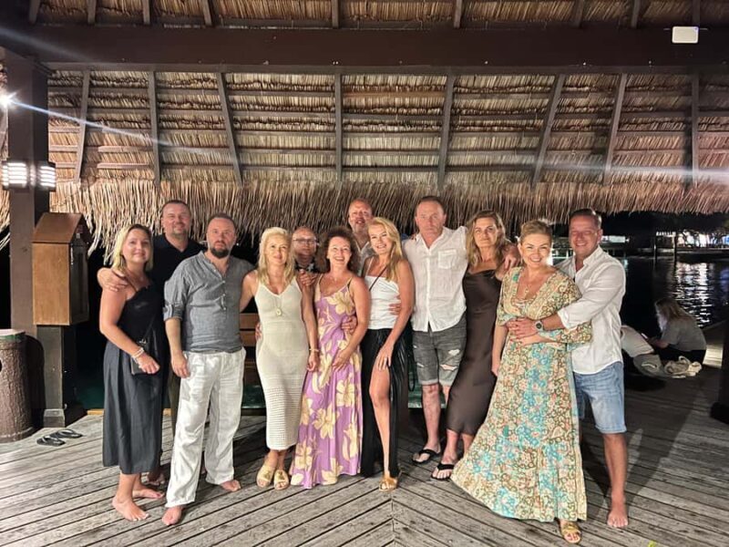 Maafushi: Adaaran Resort Evening Visit  Dinner & Alcohol - The Itinerary Breakdown