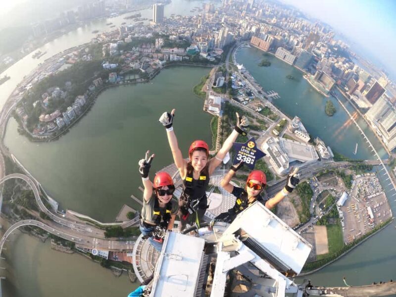 Macau: Skypark Tower Bungy, Skywalk, Skyjump & Tower Climb - What to Expect on the Tour