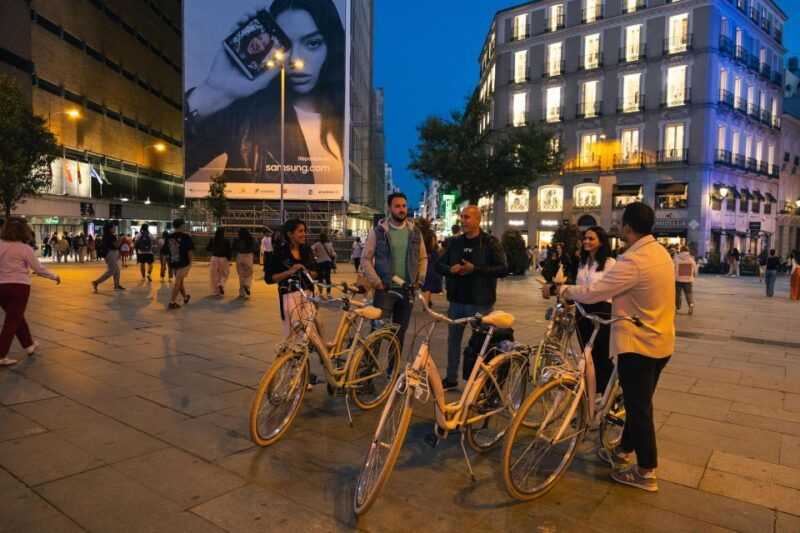 madrid-by-night-vintage-bike-tour-highlights-optional-tapas