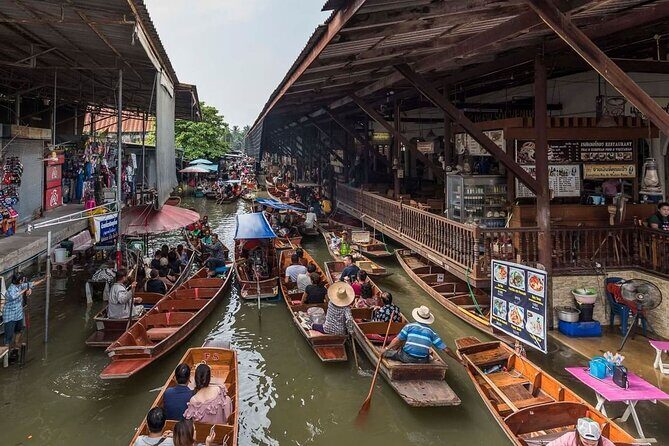 Maeklong Railway Market & Damnoen Saduak Market Paddle Boat Tour - FAQ