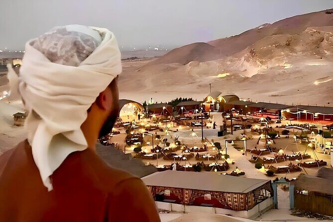 "Magical Arabian Night: Bedouin Feast & Live Show in Giza Desert" - Key Points
