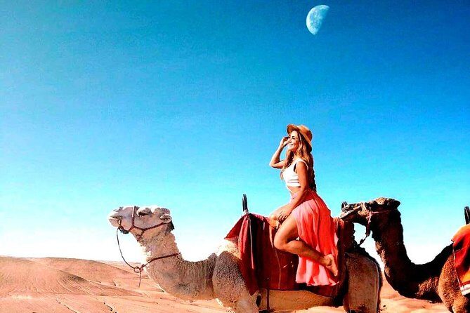 Magical dinner on sunset in Agafay desert and Camel Ride - Key Points