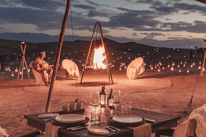 Magical Dinner & show on the sunset Of Agafay Desert - Key Points