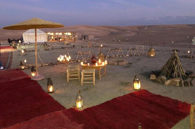Magical Dinner & show on the sunset Of Agafay Desert - The Sum Up