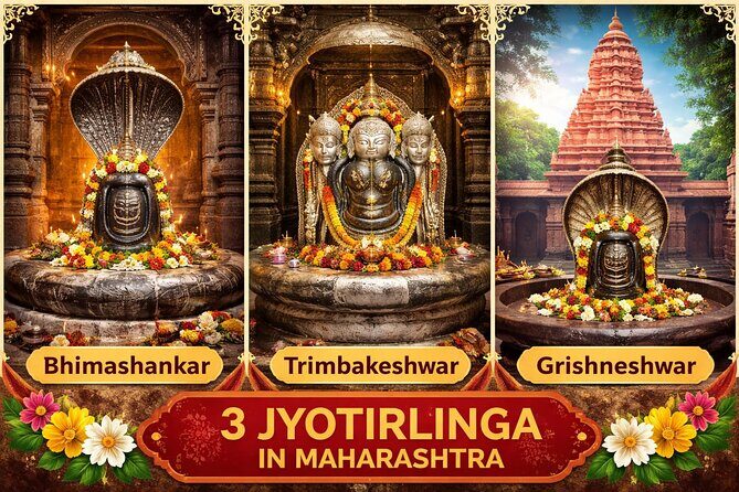 Maharashtra 3 Jyotirlinga Tour Package from Pune or Mumbai - Key Points