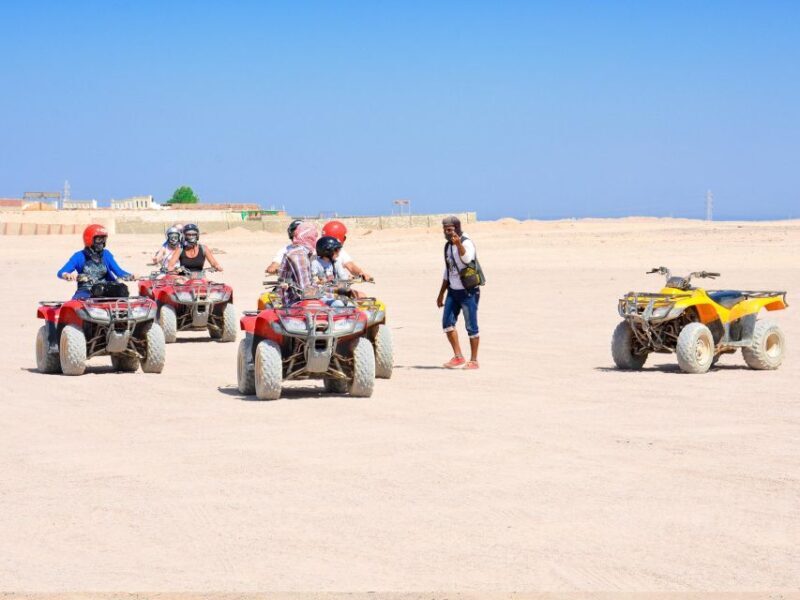 Makadi Bay: Sunset Quad & ATV Adventure & Seaview - Camel Rides & Optional Extensions