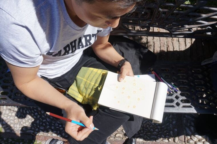 malaga-drawing-painting-lesson-outdoors