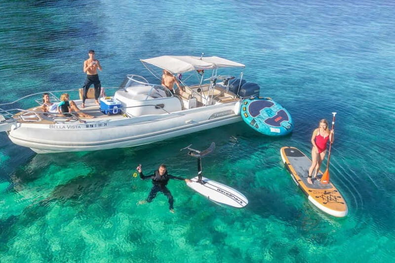 Mallorca: Private Watersports Boat. LUNCH Drinks SUP, Tubing - A Thorough Look at the Mallorca Watersports Experience