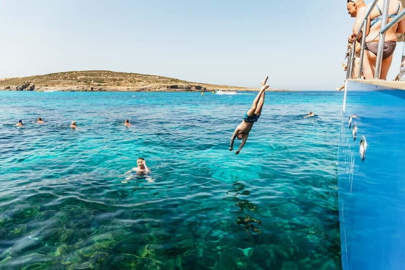 Malta: Blue Lagoon, Beaches & Bays Trip by Catamaran - Key Points