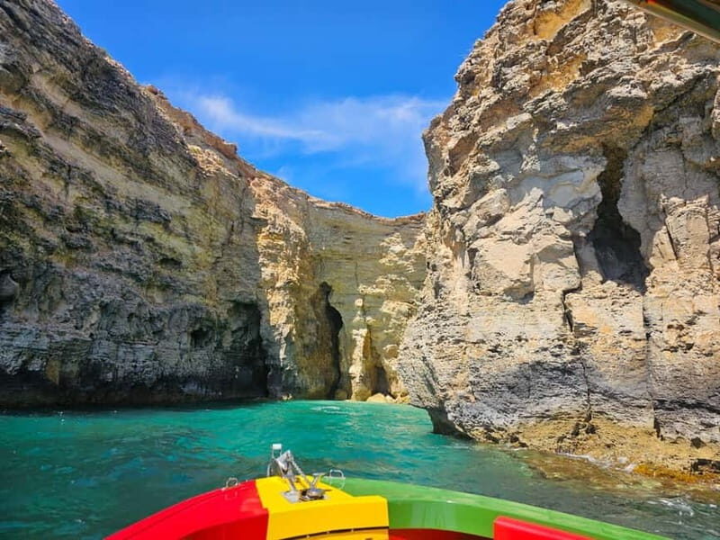 Malta: Blue Lagoon, Crystal Lagoon & Caves Private Speedboat - The Experience of Each Stop