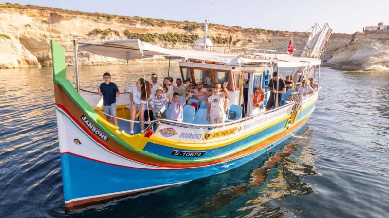 Malta: Sunset Boat Tour to St. Peters Pool and South Coast - Malta: Sunset Boat Tour to St. Peters Pool and South Coast