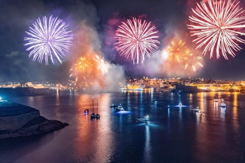 malta-valletta-sliema-bugibba-fireworks-festival-cruise