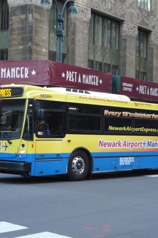Manhattan: Bus Transfer from/to Newark Airport - Key Points