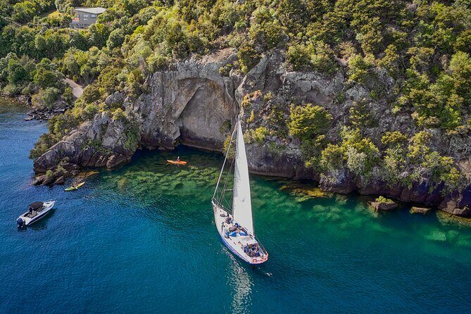 Maori Rock Carvings - Taupo Sailing Adventures - Kindred Spirit - The Itinerary: What You Can Expect