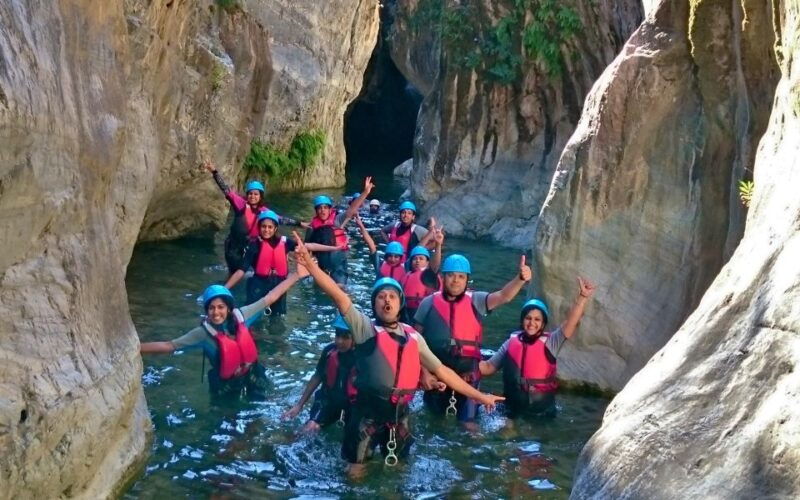 marbella-beginner-canyoning-tour-with-safety-equipment