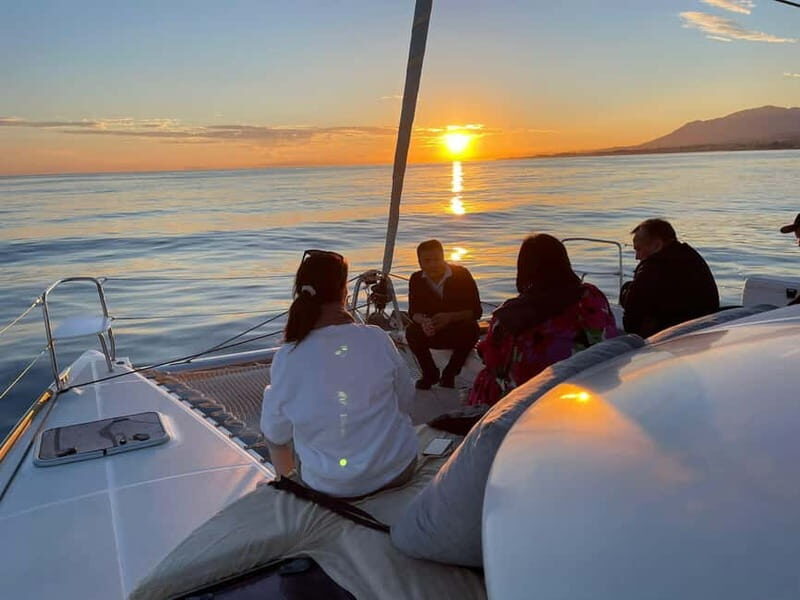 Marbella: Catamaran Sunset Cruise with Snacks and Drinks - What to Expect on the Day
