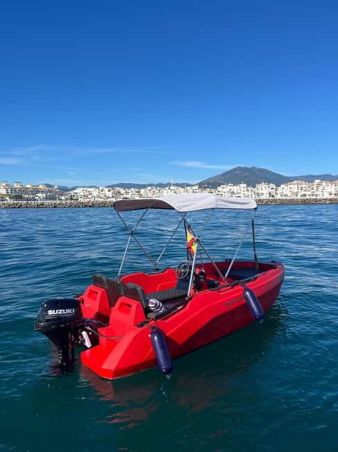 Marbella: Puerto Banús Boat Rental without License Needed - Key Points