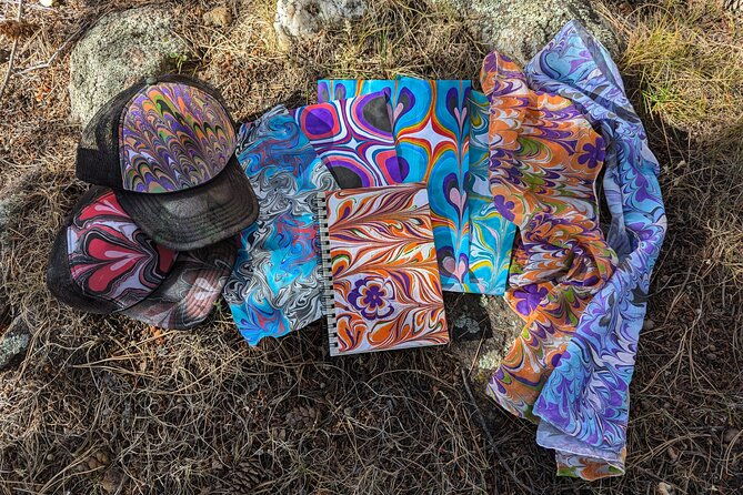 marbled-silk-scarf-trucker-hat-sketchbook-or-4-pieces-of-paper
