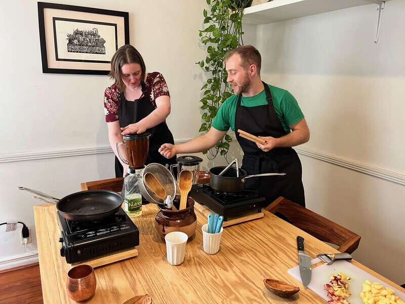 Market tour, cooking class & three-course Mexican feast - Key Points