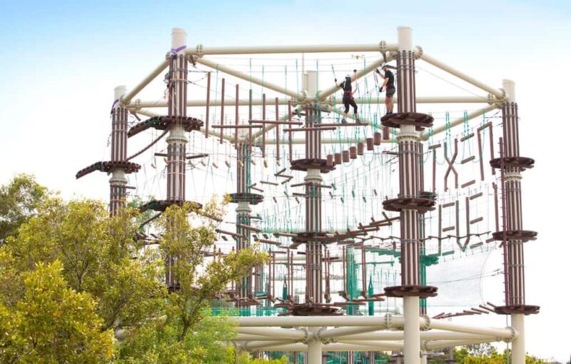 Maroochydore: Next Level Adventure Park Pass - Climbing to New Heights: The Steel Structures