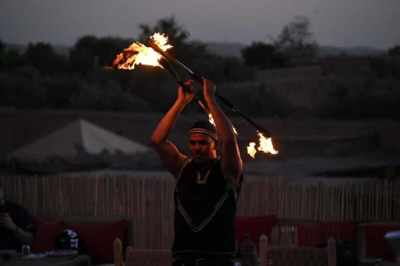 Marrakech: Agafay Desert Dinner Show with Quad Bike & Camel - Key Points